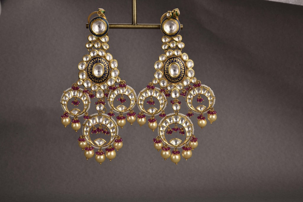 Anika Gold Polki Bridal Necklace