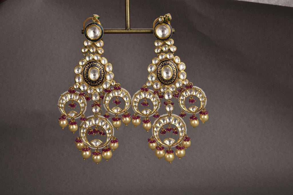 Anika Gold Polki Bridal Necklace