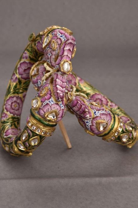 Sonam Gold Antique Bridal Bangles