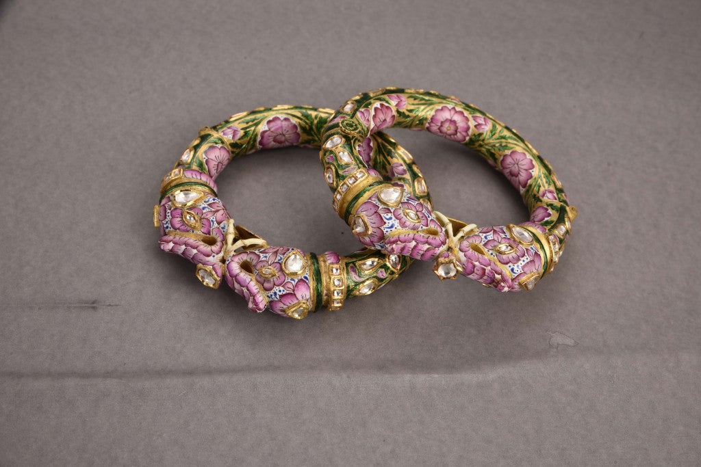 Sonam Gold Antique Bridal Bangles