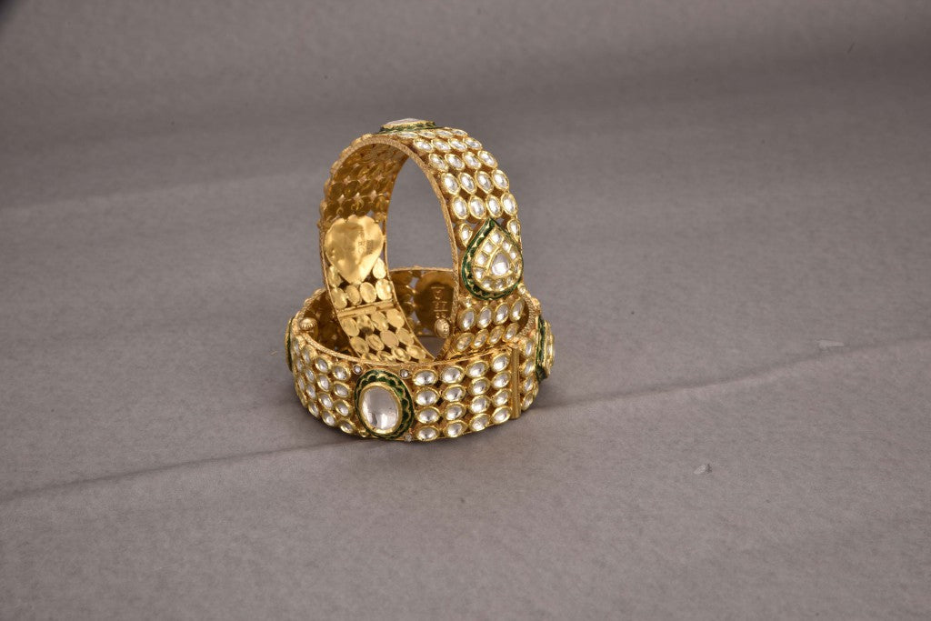 Biba Gold Antique Bridal Bangles