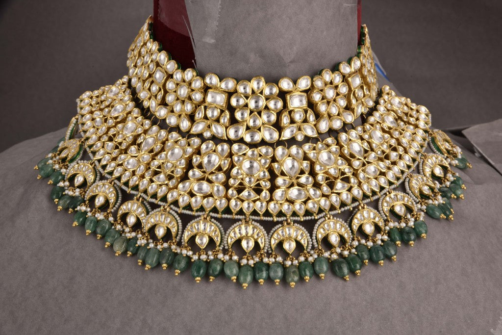 Diya Gold Kundan Bridal Necklace