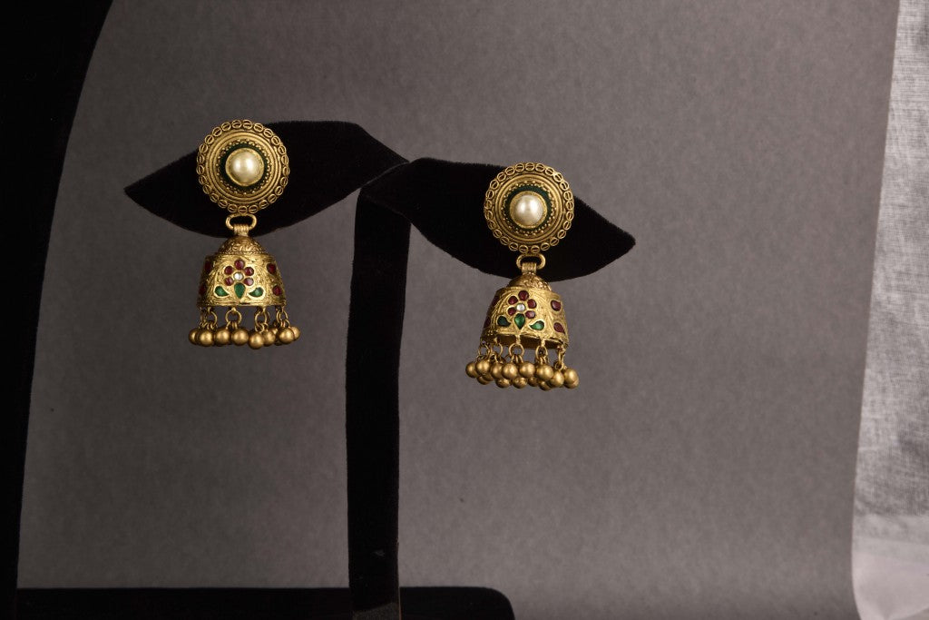 Sumona Gold Antique Bridal Necklace Haar