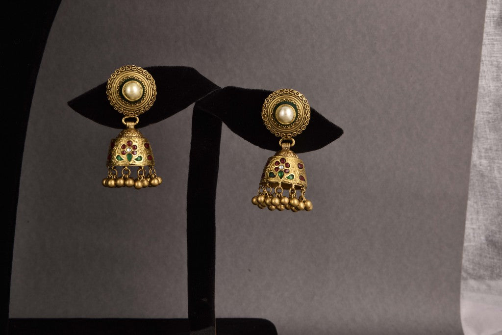 Sumona Gold Antique Bridal Necklace Haar