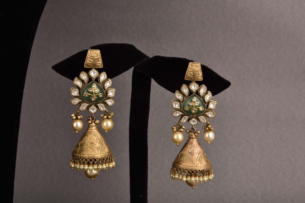Aditi Gold Kundan Bridal Necklace Haar