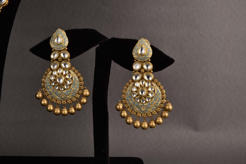 Niharika Gold Kundan Bridal Necklace Har