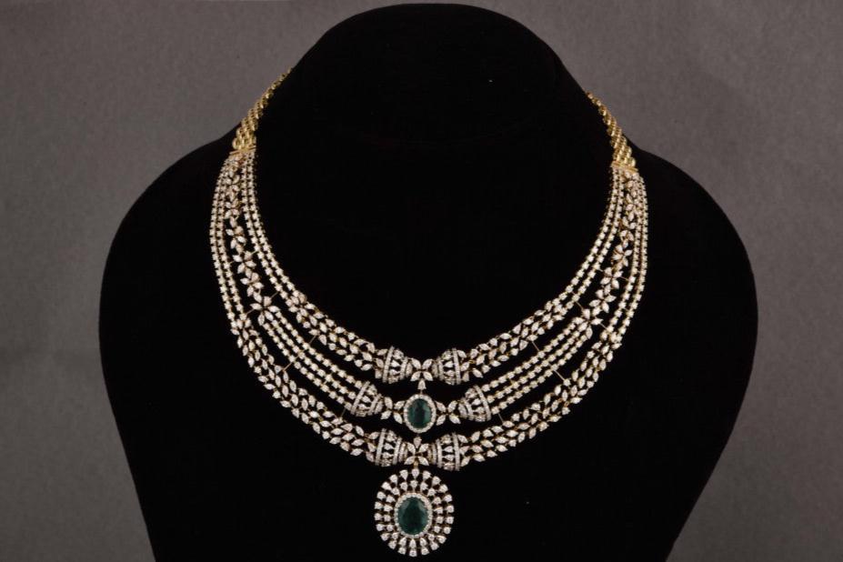 Zoya Diamond Bridal Necklace