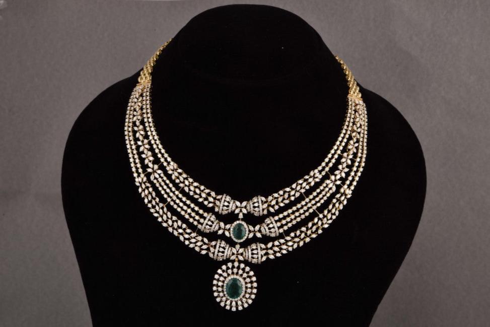 Zoya Diamond Bridal Necklace