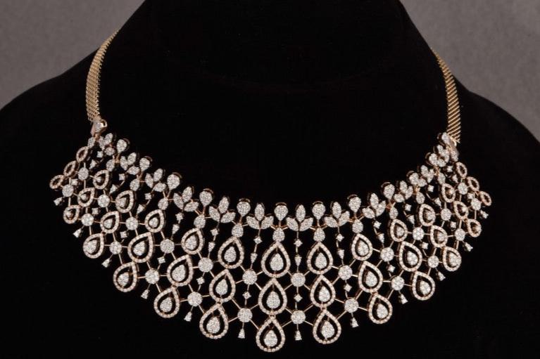 Jasmine Diamond Bridal Necklace