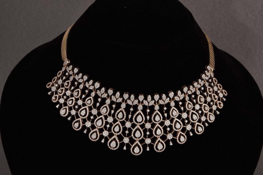 Jasmine Diamond Bridal Necklace
