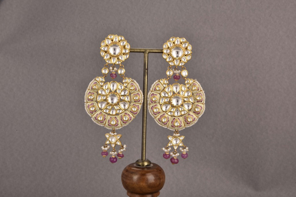 Yamini Kundan Gold Bridal Necklace Haar