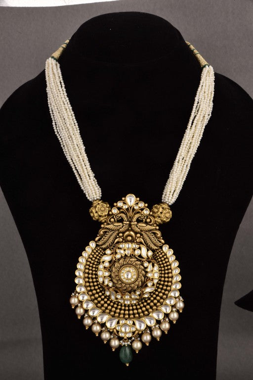 Charu Kundan Gold Bridal Necklace