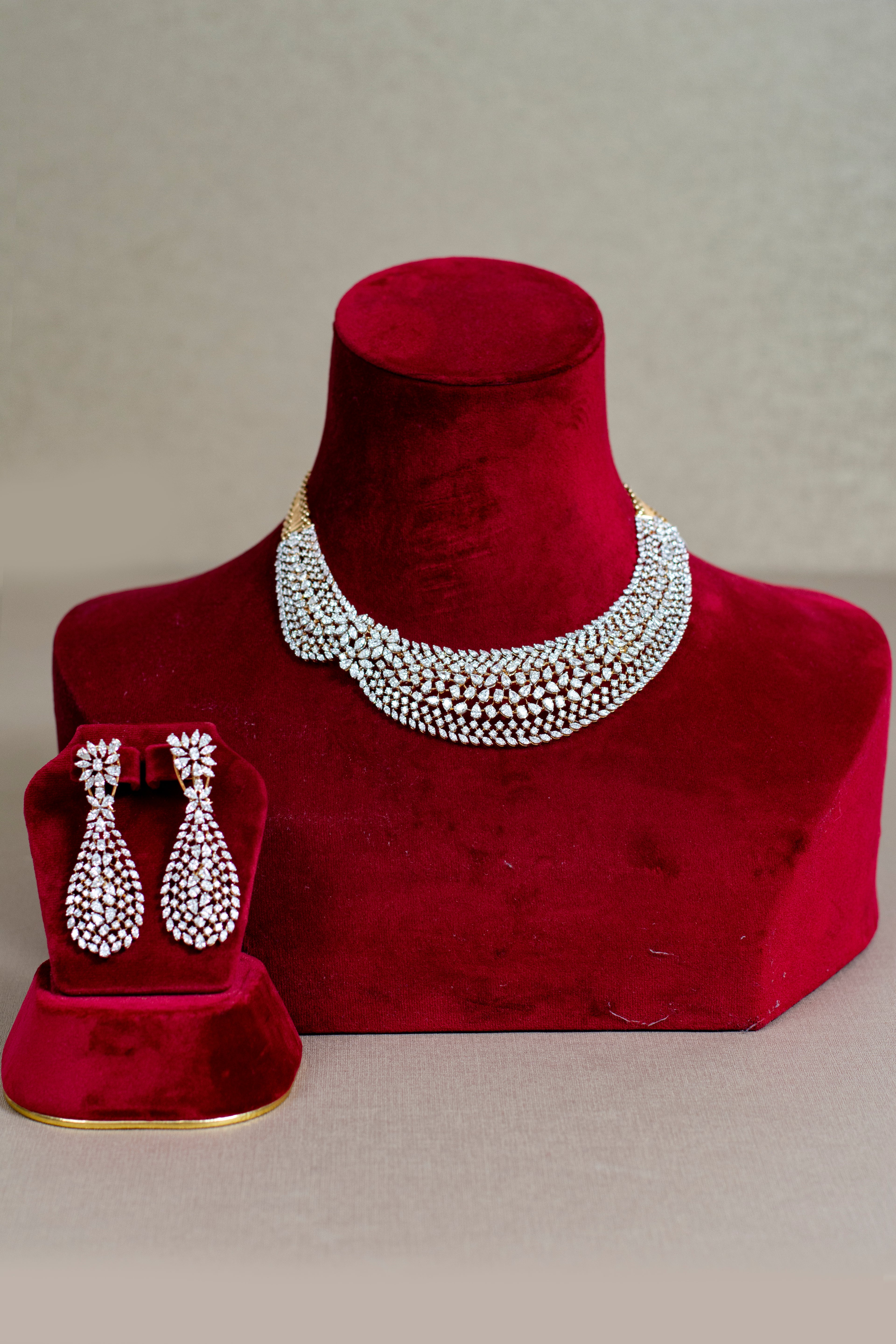 Amritha Diamond Bridal Necklace
