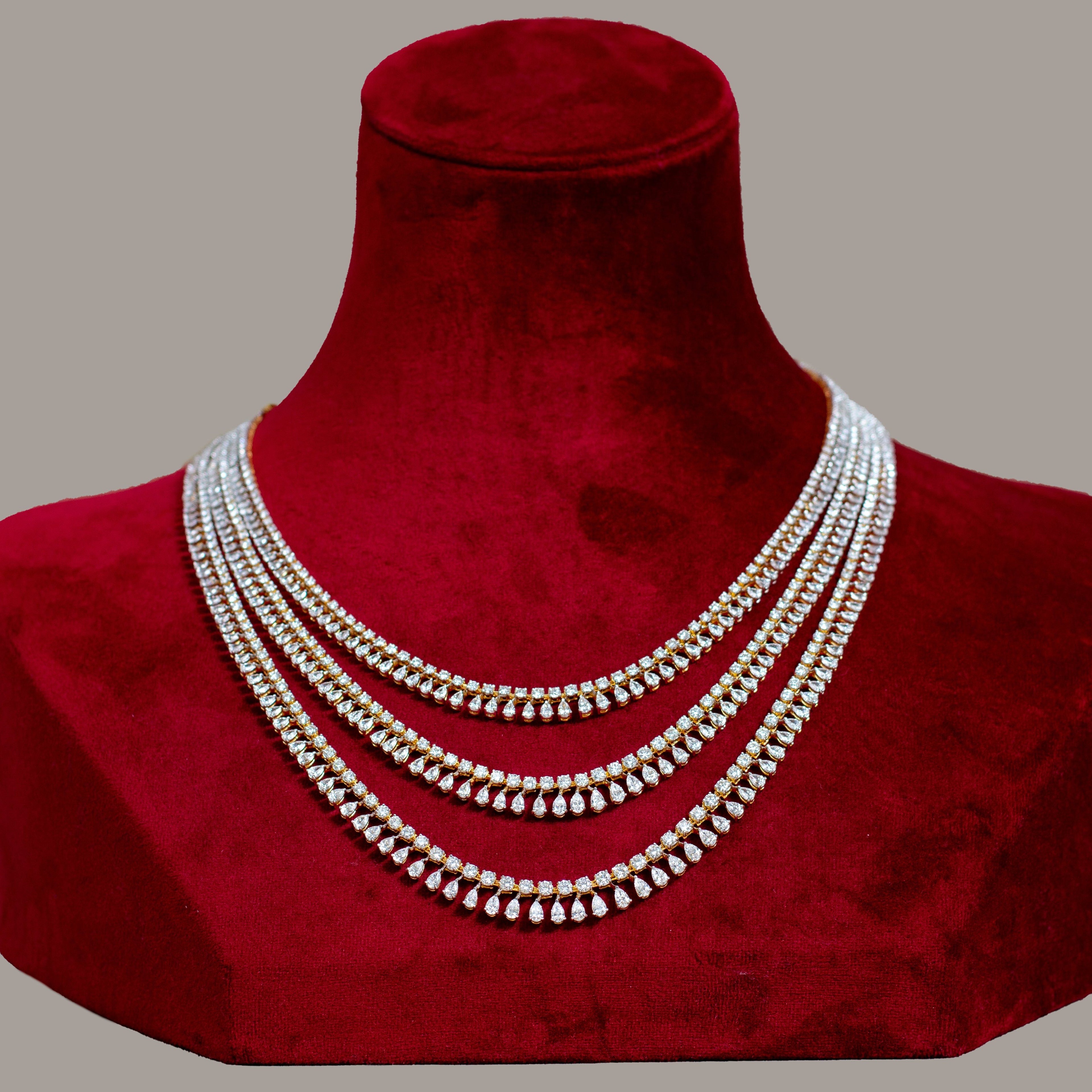 Anandi Diamond Bridal Necklace