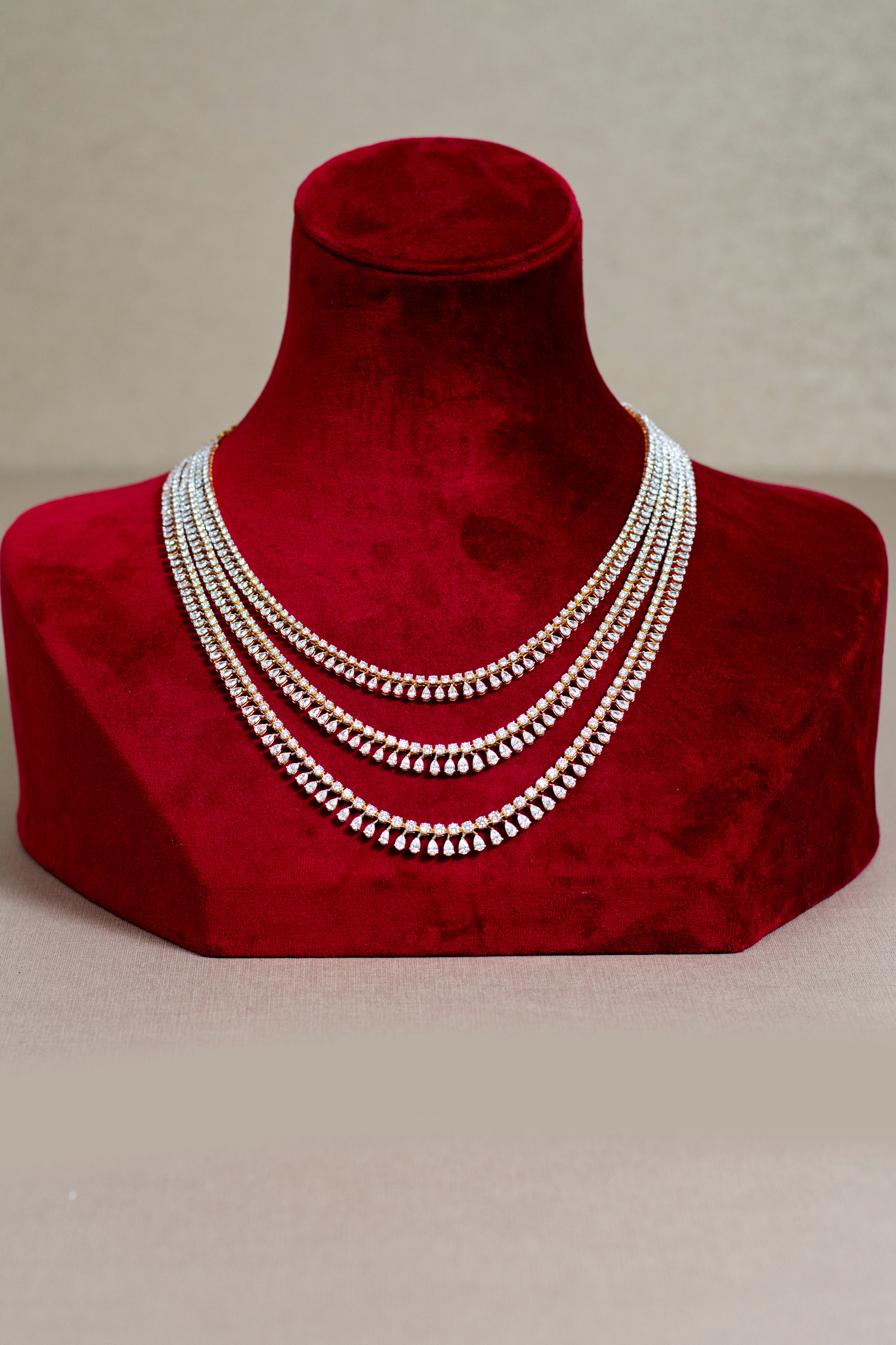 Anandi Diamond Bridal Necklace