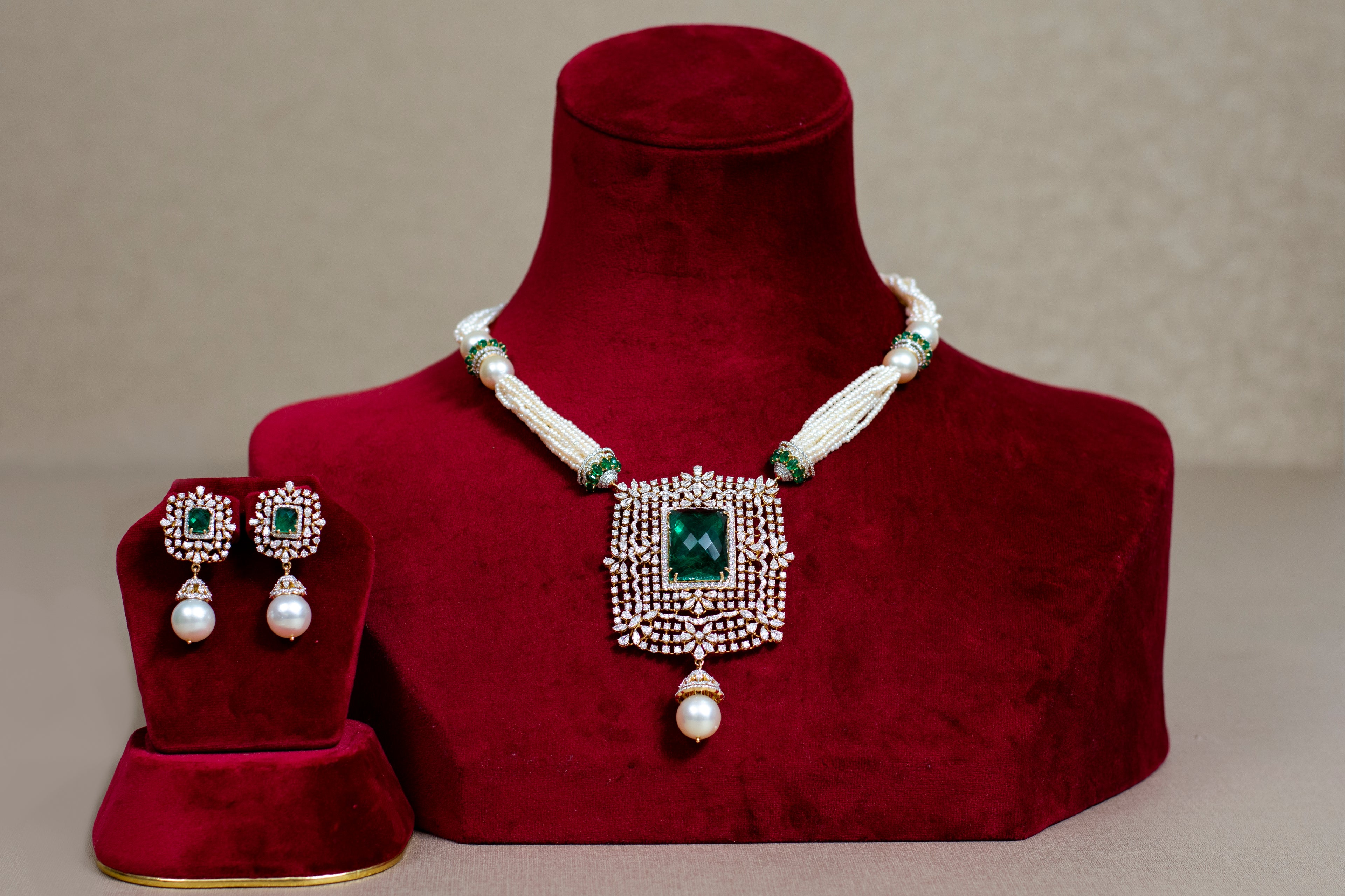 Kaajal Diamond Bridal Necklace