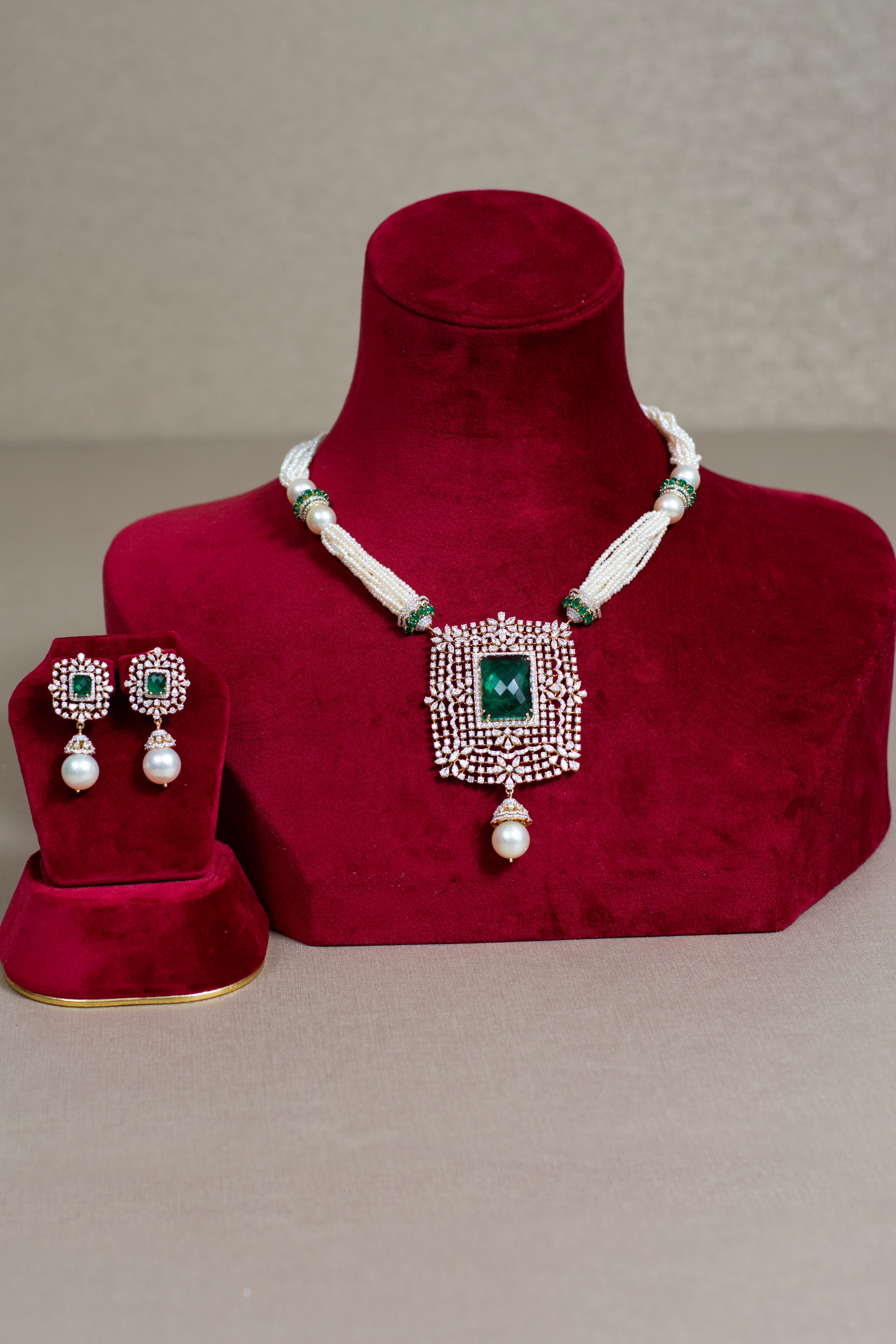 Kaajal Diamond Bridal Necklace