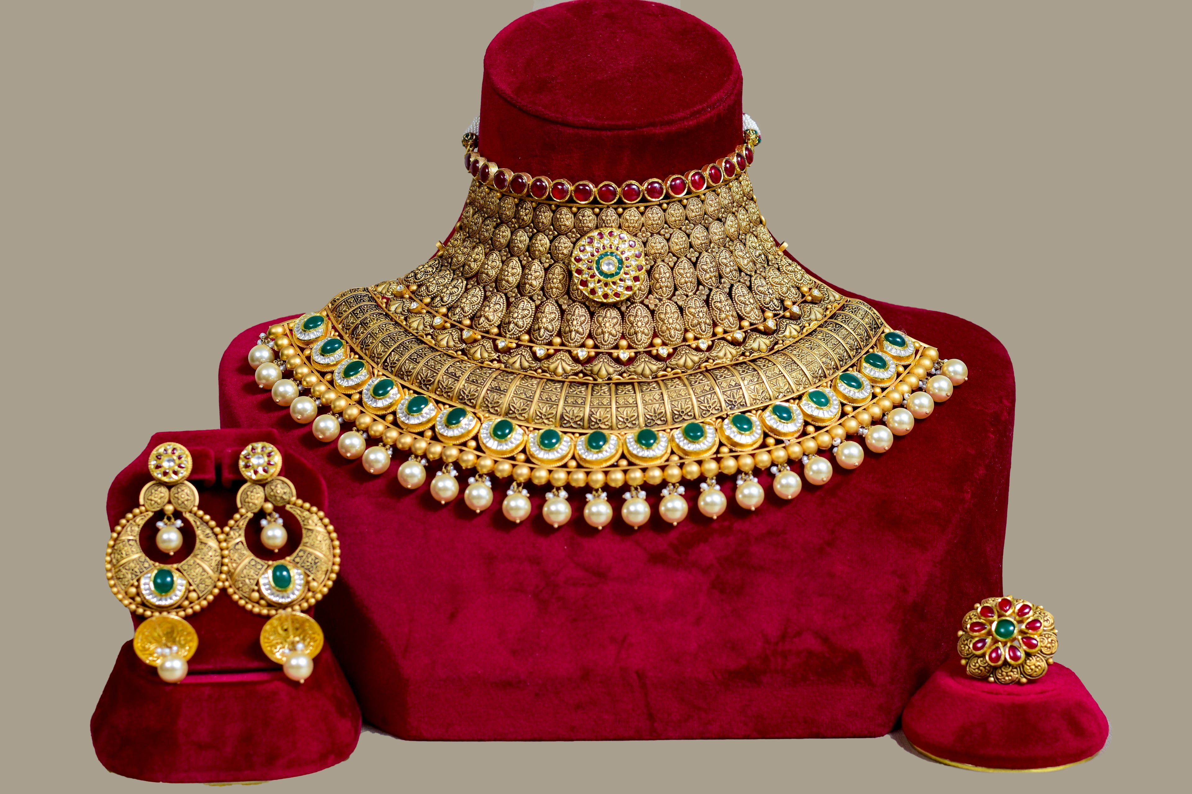 Lavanya Gold Bridal Necklace