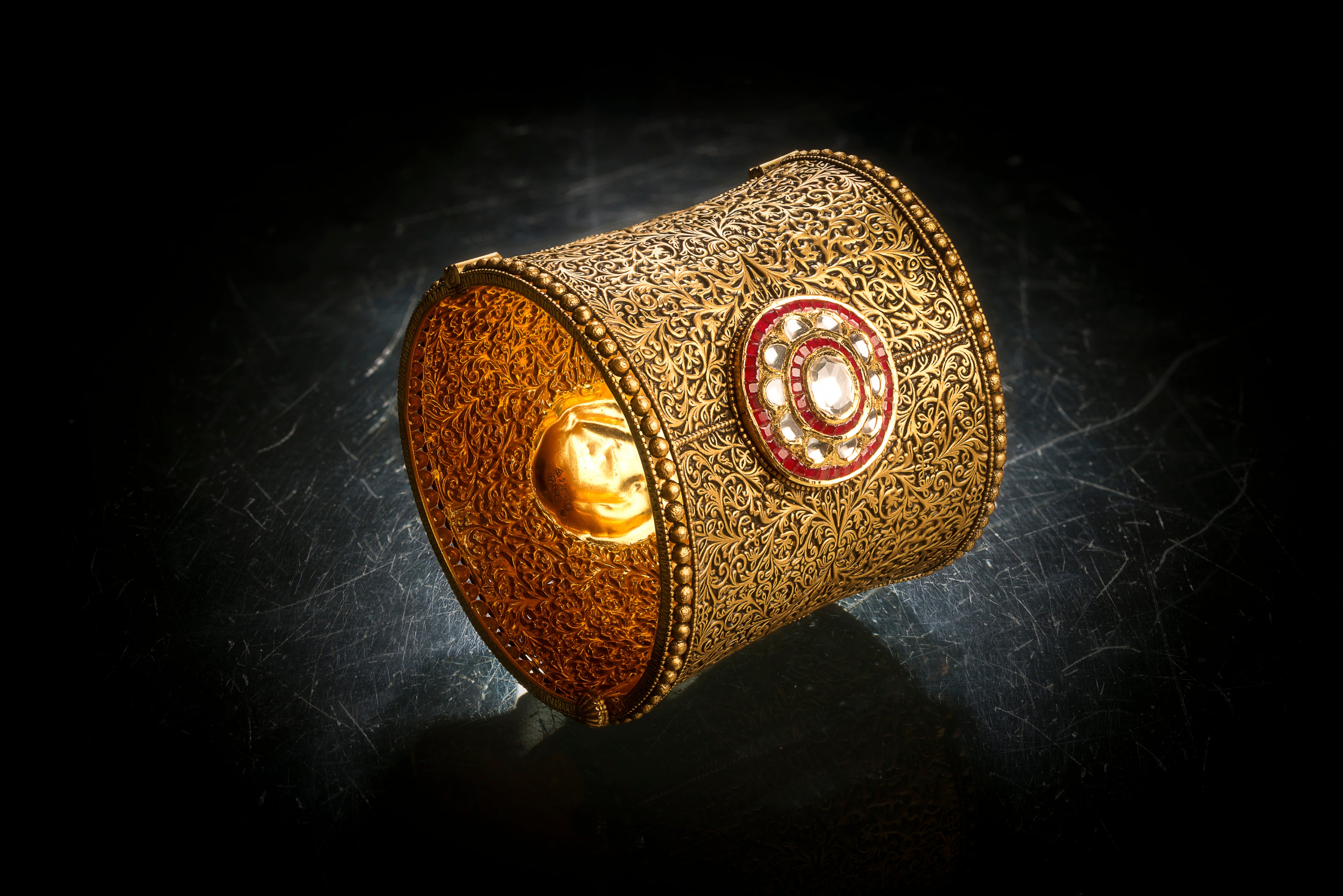 Aarthi Gold Kundan Bridal Necklace