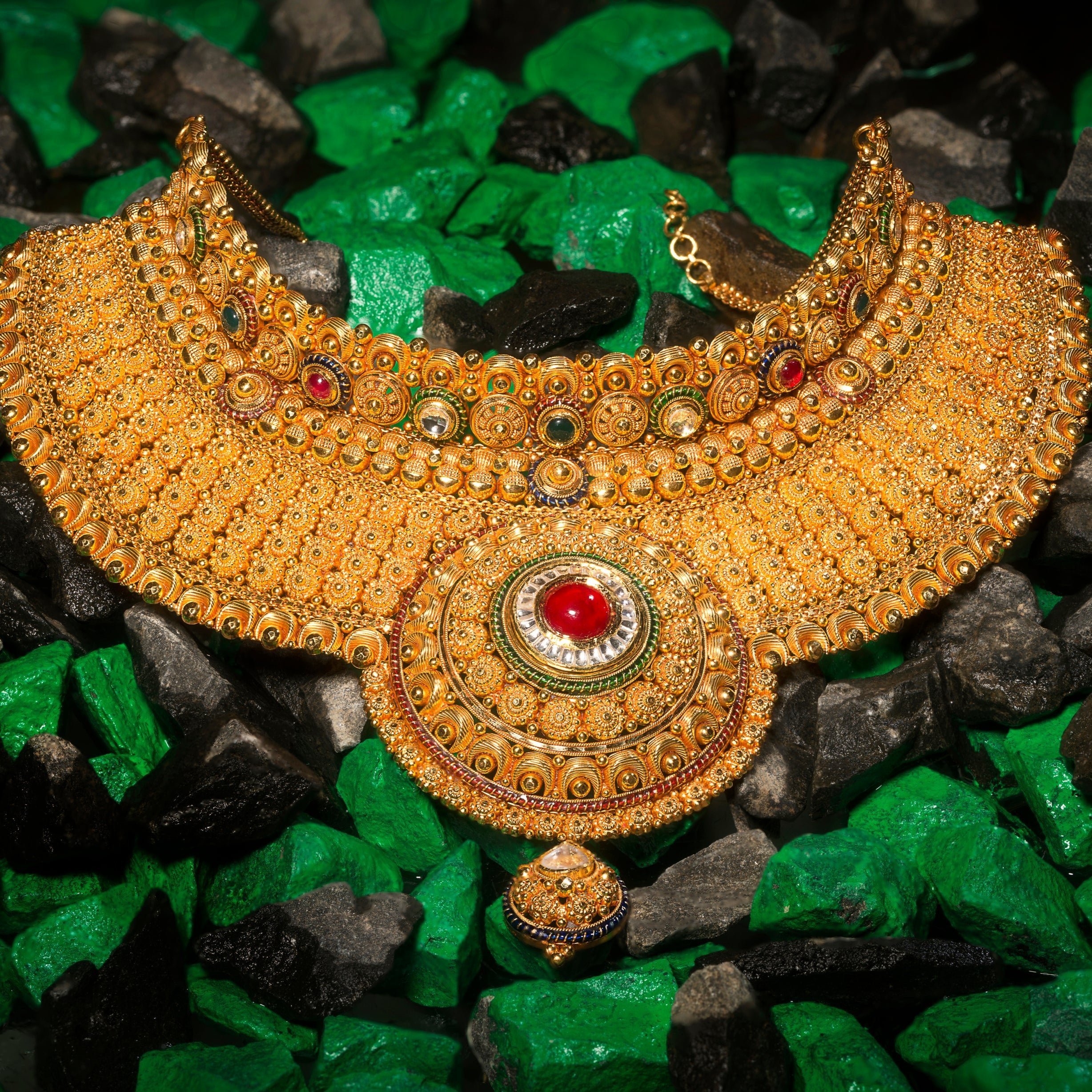 Aastha Gold Kundan Bridal Necklace